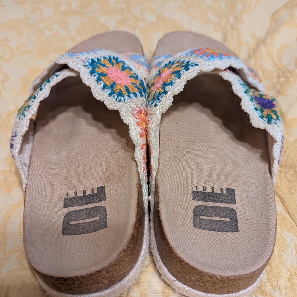 Women's Crochet Sandals NWOT SZ 8 - Picture 5 of 7